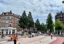 Nieuw fietspad, drempels en vluchtheuvels: kruising Bilderdijkstraat veiliger