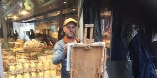 ‘Kloppend hart van de buurt’ Ten Katemarkt door de ogen van schilder Ruud Spil