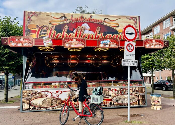 Oliebollenkraam Gulden Winckelplantsoen