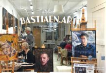 Portretschilder Bastiaen Vries opent atelier in Staatsliedenbuurt
