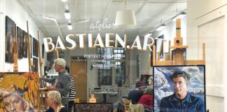 Portretschilder Bastiaen Vries opent atelier in Staatsliedenbuurt