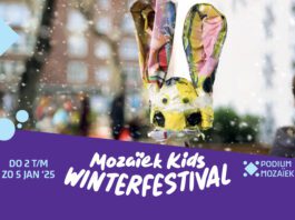 Mozaïek Kids Winterfestival 2025 2 t/m 5 januari binnen en buiten bij Podium Mozaïek