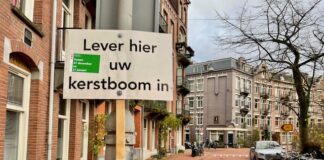 Eerste borden inleverpunten kerstbomen