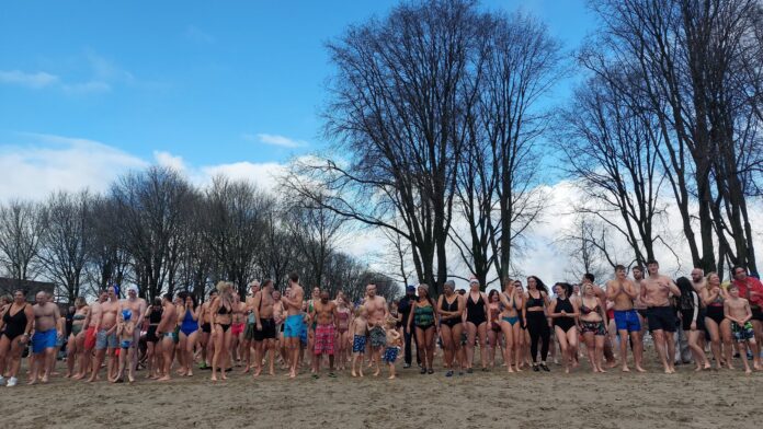 Nieuwjaarsduik Sloterplas