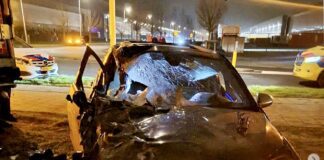 Crash bij illegale straatrace in Westelijk Havengebied