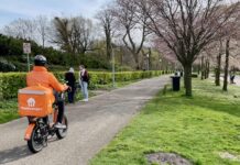 Snelheid fietsers in parken moet omlaag – Proef in West en Nieuw-West