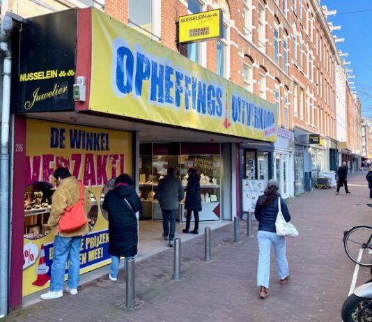Juwelier Nusselein in Kinkerstraat stopt na ruim 50 jaar