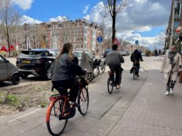 Fietspad Bilderdijkstraat ‘heel slecht’, vindt de Fietsersbond