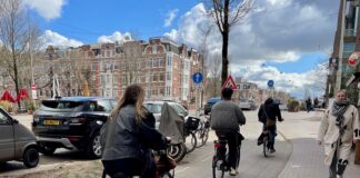 Fietspad Bilderdijkstraat ‘heel slecht’, vindt de Fietsersbond