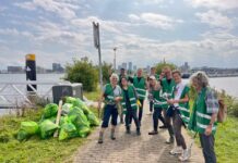 Vrijwilligers gezocht voor opruimen afval langs oevers het IJ