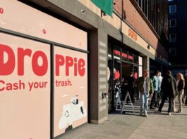 Afval inleveren voor geld op het Bos en Lommerplein