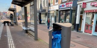 Kinkerstraat niet schoner met nieuwe afvalbakken