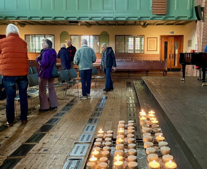 Nassaukerk stiltemoment Oekraine