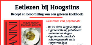 Eetlezen bij Hoogstins – Casarecce con peperonata