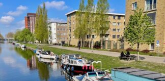 Plan voor natuuroever Erasmusgracht, boten moeten weg