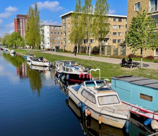 Plan voor natuuroever Erasmusgracht, boten moeten weg