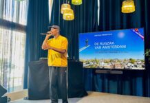 Rapper Dio bij kick-off campagne ‘De Rugzak van Amsterdam’
