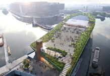 Hoogste stadsplein van Nederland op dak Nemo open