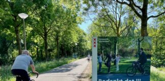 Bedankt voor rustiger fietsen in het park