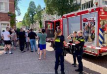 Forse brand in woningen Borgerstraat