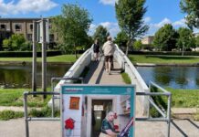 De waarde van vrijwilligerswerk: foto’s op bruggen Erasmuspark