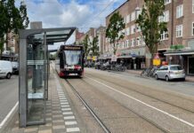 Tram weer terug in de Jan Evertsenstraat