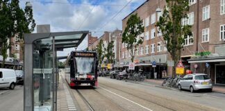 Tram weer terug in de Jan Evertsenstraat