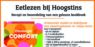 Eetlezen bij Hoogstins: gesmoorde venkel en kabeljauw met zwartoogbonen en ‘nduja-boter