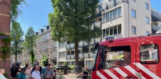 Drie verdachten aangehouden na brand in Borgerstraat