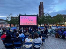 Gratis openlucht bioscoop op Mercatorplein tijdens Pride