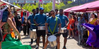 Jaarmarkt Geuzenveld met kramen, muziek en sport en spel