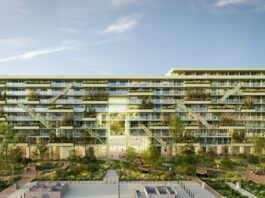 Bouwproject met 180 woningen en broedplaats bij Lelylaan