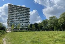 ‘Wilde’ muren tussen het groen in nieuwe entree Westerpark