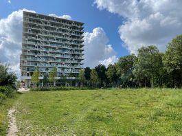 ‘Wilde’ muren tussen het groen in nieuwe entree Westerpark