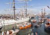 Parade van tall ships trekt tijdens SAIL langs West