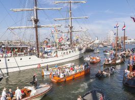 Parade van tall ships trekt tijdens SAIL langs West