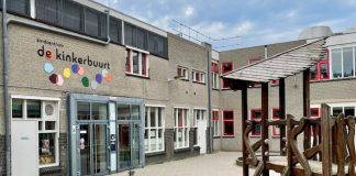 Kast met gratis boodschappen in de Kinkerbuurt