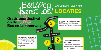 Kom naar buurtfestival Bos en Lommerweg op zaterdag 20 september!