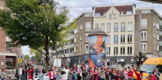 Groot alarm voor Gaza – Lawaaidemonstratie op Van Limburg Stirumplein