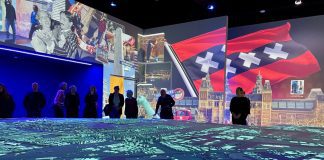 Verhaal van Amsterdam in multimediale show met enorme maquette op Westergas