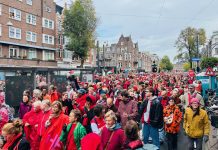 Grootste Rode Lijndemonstratie tot nu toe trekt ook over Overtoom