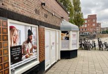 Weer koffietent op hoek Postjesweg en Admiralengracht