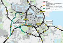 Afsluiting A10 West richting A10 Zuid op 7-10 november