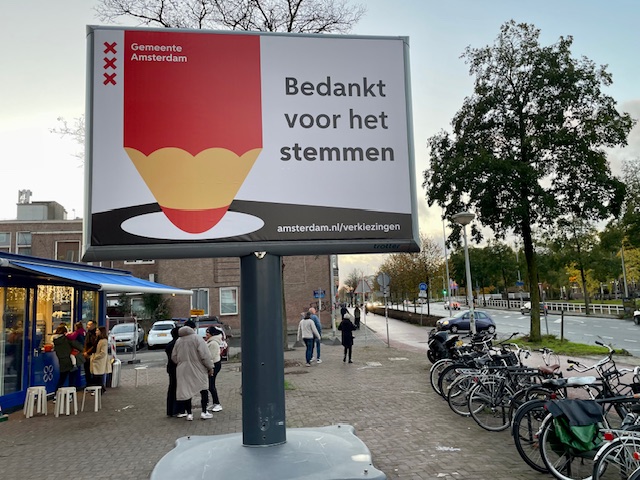 Haarlemmerweg Bedankt voor het stemmen