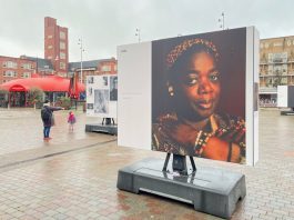 Strijdbare vrouwen uit Amsterdam-West op Mercatorplein