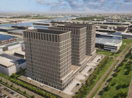 Drie torens van 85 meter voor cloud en AI bij Sloterdijk