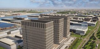 Drie torens van 85 meter voor cloud en AI bij Sloterdijk
