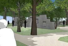 Nieuwe entree met groen en ‘wilde’ muren in het Westerpark