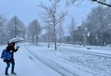 Code oranje vanwege sneeuwval en gladheid