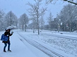 Code oranje vanwege sneeuwval en gladheid
